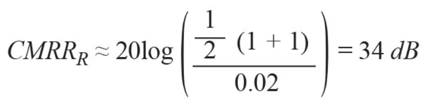 提高差分放大器的共模抑制比，电阻的选择很关键