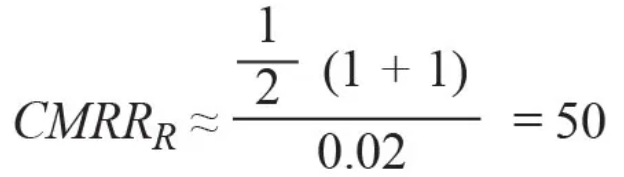 提高差分放大器的共模抑制比，电阻的选择很关键