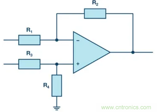 提高差分放大器的共模抑制比，电阻的选择很关键