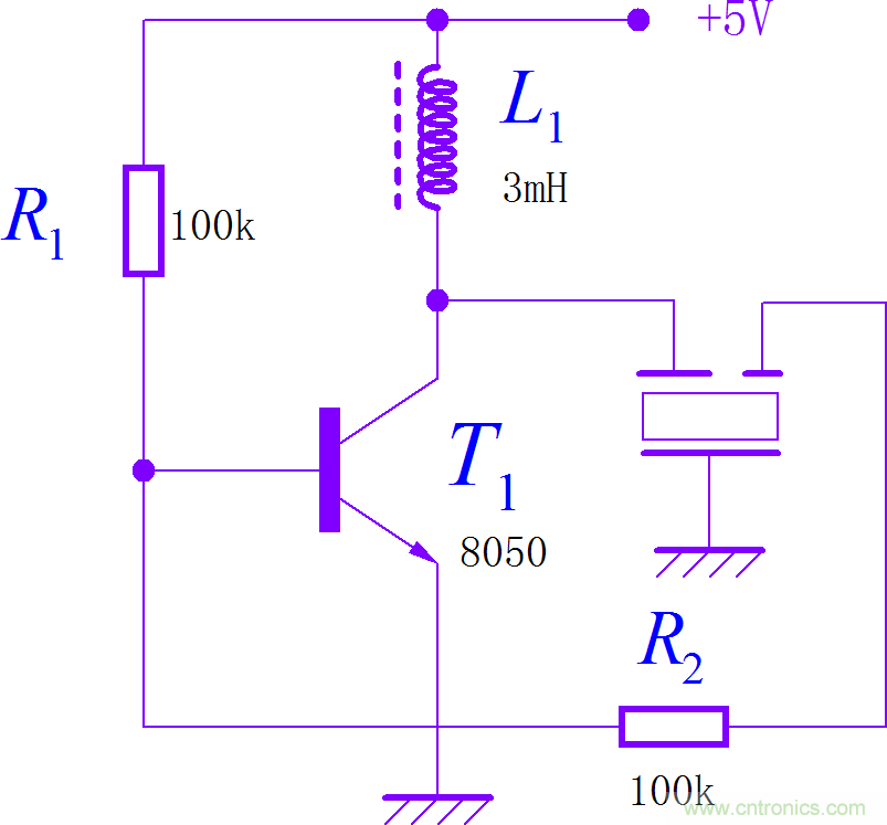 带有三个管脚的压电陶瓷片