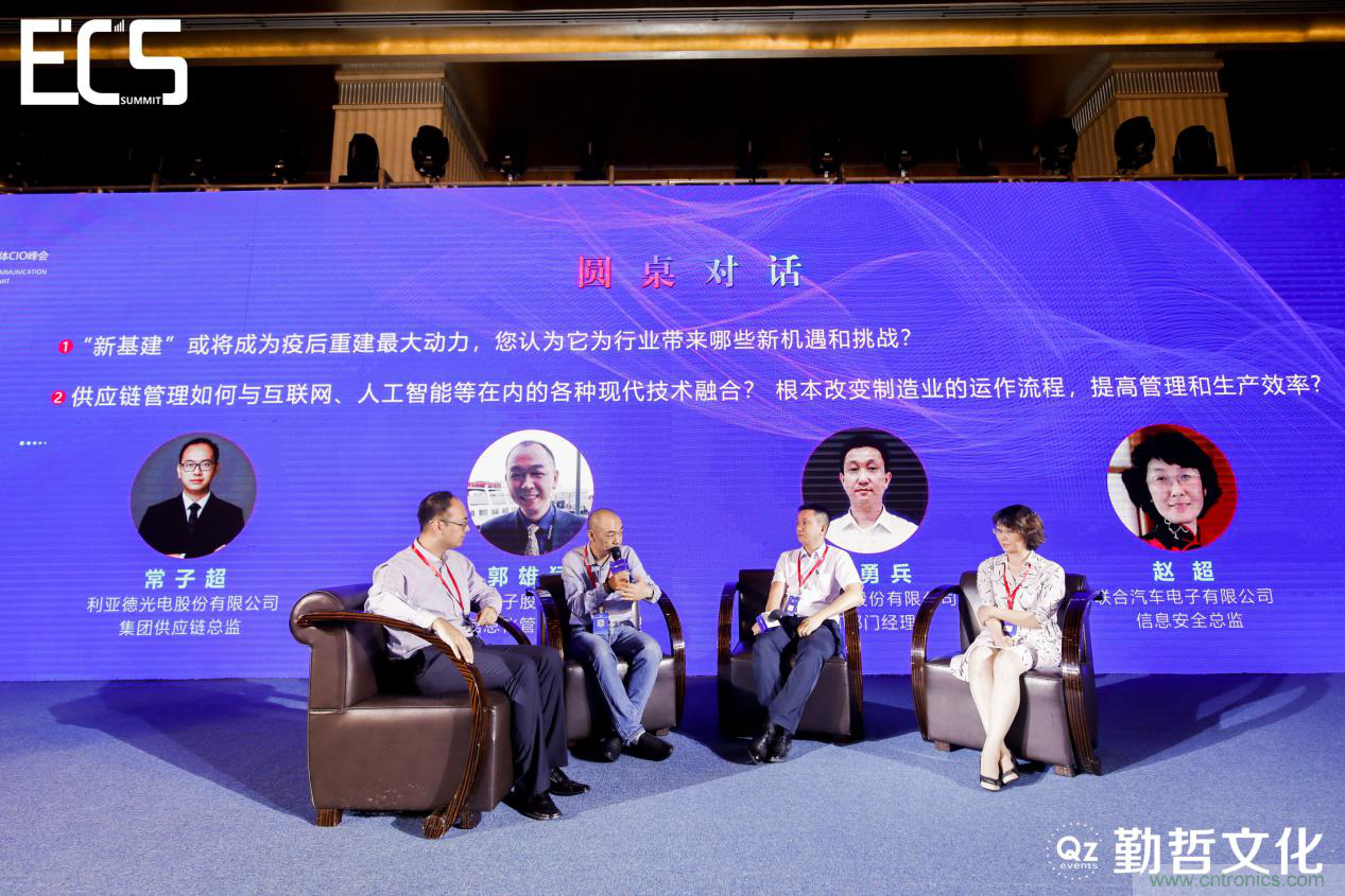 【ECS 2020】第二届中国电子通信与半导体CIO峰会圆满落幕！