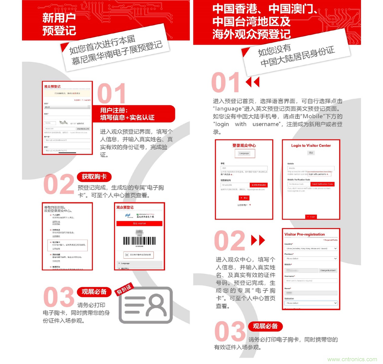 2020慕尼黑华南电子展观众预登记通道开启！