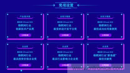 投票开始啦！“‘维科杯’2020（第五届）中国物联网行业年度评选”大奖将花落谁家？