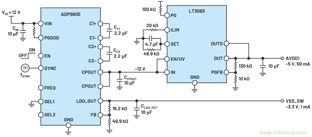 交错式反相电荷泵——第二部分:实现和结果