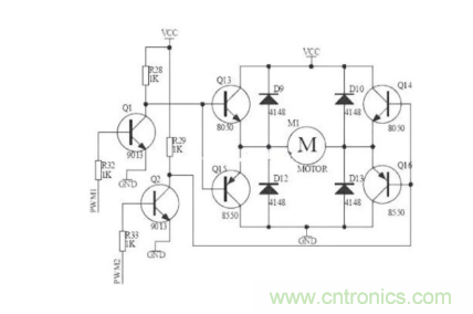 详解PWM驱动MOS管H桥电路 详解PWM驱动MOS管H桥电路