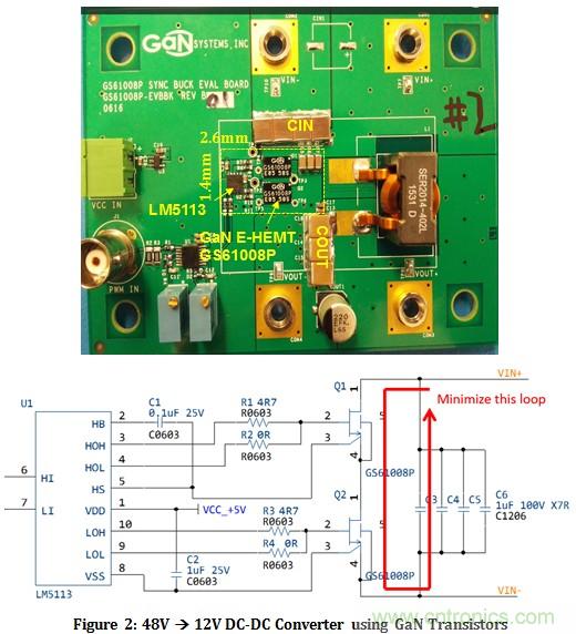 采用氮化镓晶体管取得更高功率密度和效率的48V通信直直变换器