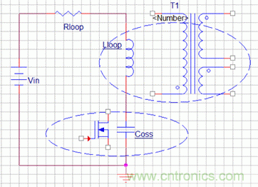 反激电源MOS管两次振铃现象