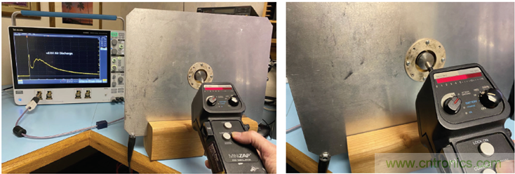 如何使用示波器检验ESD仿真器？