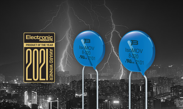 Bourns宣布IsoMOV? ?；て魅倩?2021 年度电子产品无源产品奖