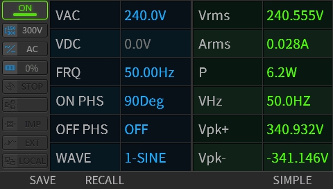 可编程交流电源应用－－电子设备启动浪涌电流测试
