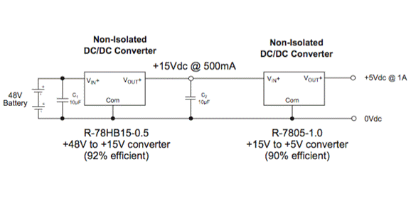 开关稳压器和 DC/DC 转换器组合 开关稳压器和 DC/DC 转换器组合