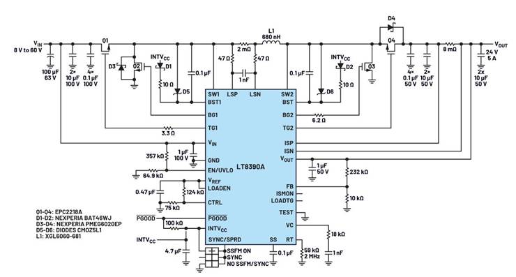 如何使用GaNFET设计四开关降压－升压DC－DC转换器？