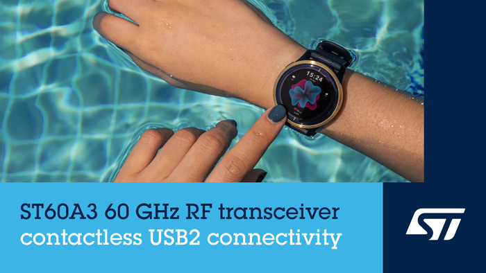 ST 发布高成本效益的无线连接芯片，让eUSB附件、设备和工控设备摆脱线缆羁绊