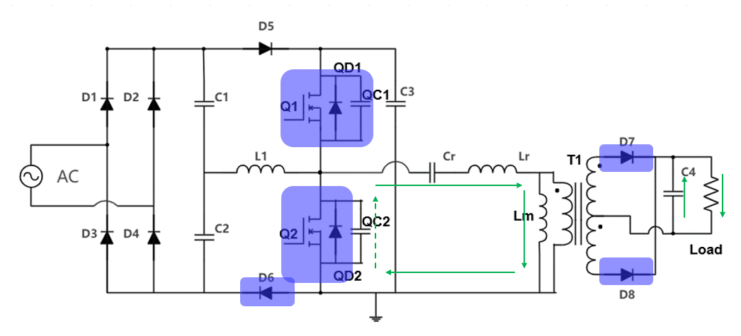 具备高功率因数性能的单级 AC-DC 拓扑结构