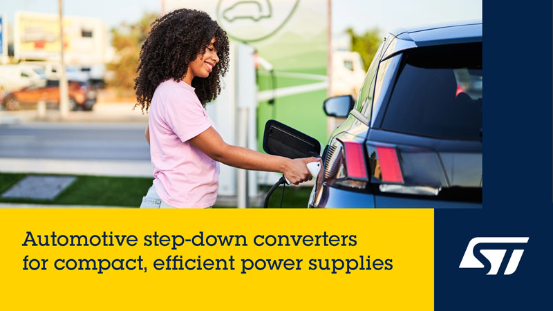 四频段开关+脉冲跳跃！意法半导体推出车规级6A大电流稳压器