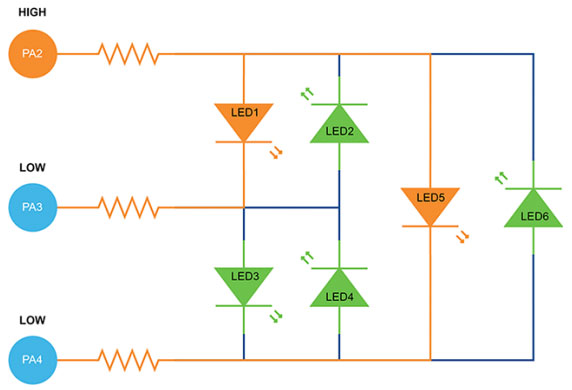 使用引脚复用减少8位单片机的引脚使用
