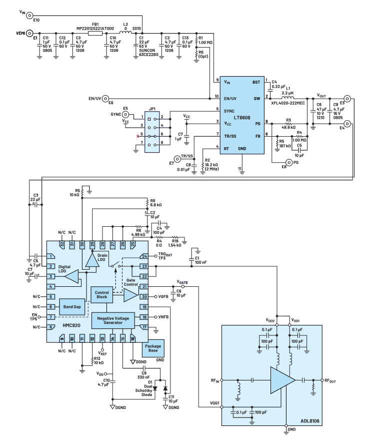 偏置时序全解析：避免pHEMT射频放大器损坏的关键技巧