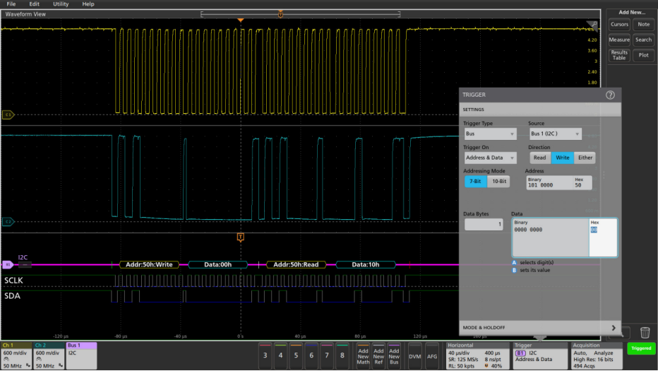 如何使用带有I2C和SPI解码的示波器排查系统问题
