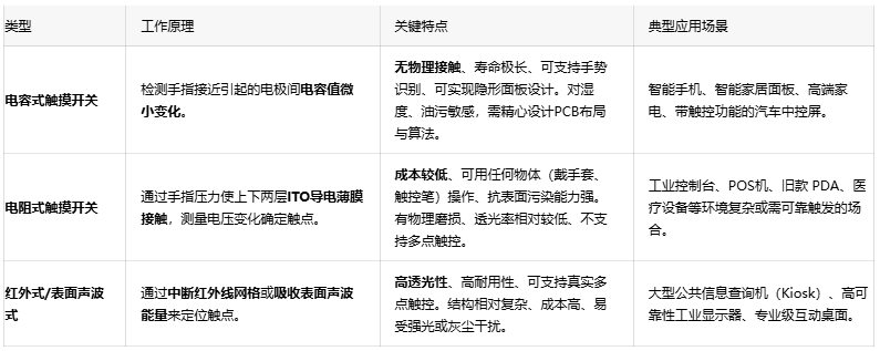 深度剖析触摸开关的工作原理与设计优势