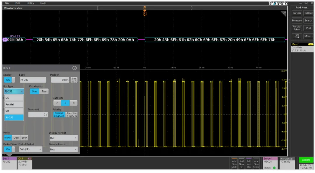 开启TekHSI高速接口功能，加速波形数据远程传输