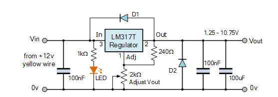 如何使用LM317T创建可变电压电源 如何使用LM317T创建可变电压电源