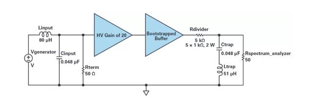 能否让低压放大器自举来获得高压缓冲器？