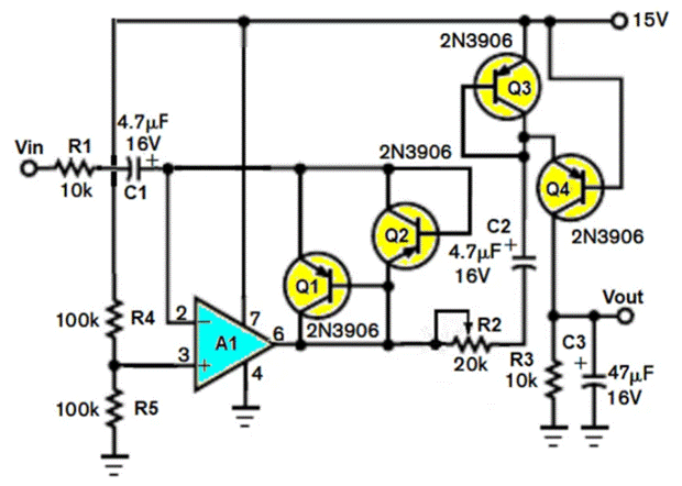 有源全波整流器无需匹配电阻？来看看这个非常规设计