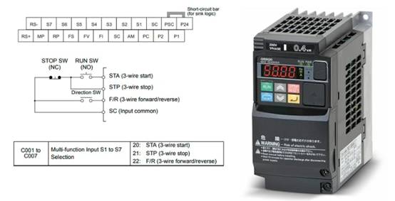 变频驱动器 (VFD) 的控制线路