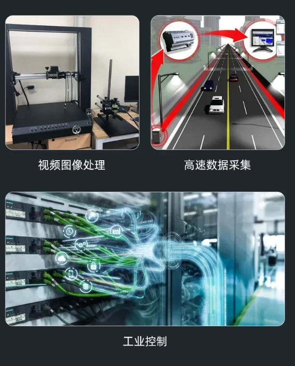基于赛灵思、紫光芯片开发的FPGA高速通信开发板，适用于图像处理、工业控制场景